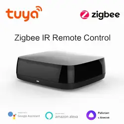 Tuya Zigbee IR Remote Control for Air Conditioner TV Smart Home Infrared Universal Remote Controller For Alice Alexa Google Home