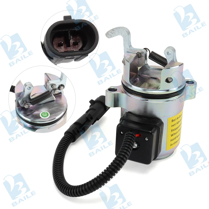 04287583 Solenoide de apagado de combustible para motor Deutz 12V 04287116 04102390 1011 2011 Solenoide de parada
