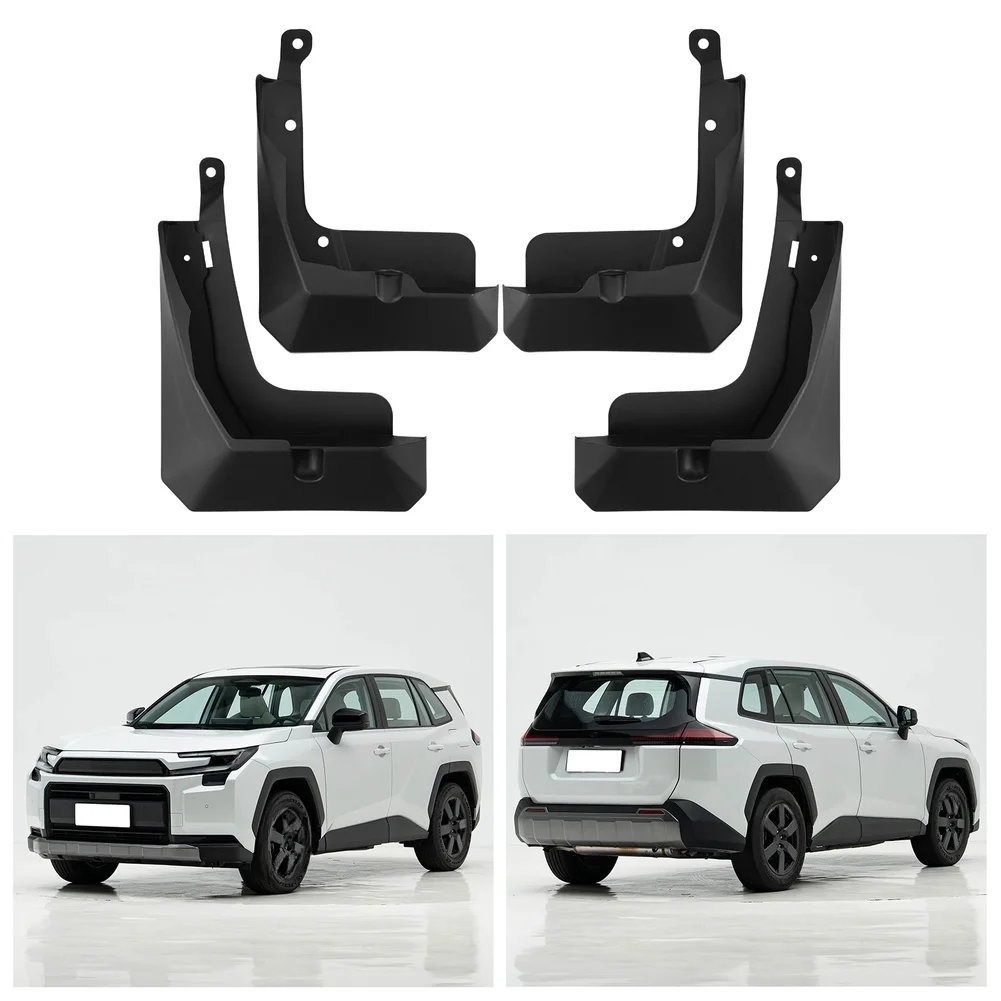 

For Off-road Driving RAV4 Mudguards Mudflaps Set Pre-drilled Holes Mounting Hardware Included Prevents Mud And Debris