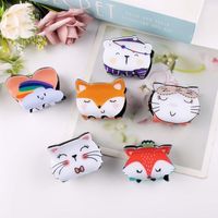 Elegant Corgi Dog Cat Hair Claw Flower Cloud Bear Shark Clip Korean Style Rainbow Cartoon Animal Hair Clip Party