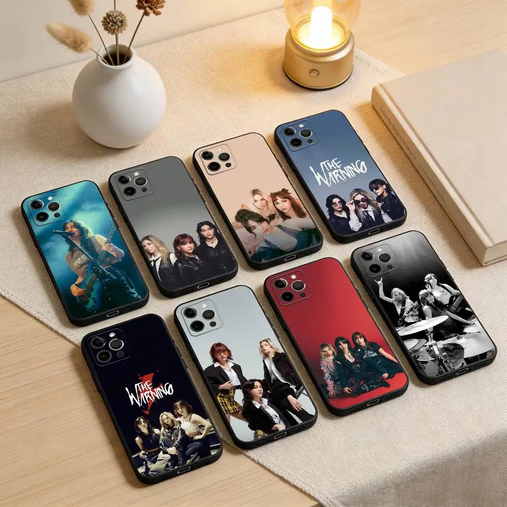 

T-The Band W-Warning Phone Case For iPhone 17,16,15,14,13,12,11 Plus,Pro Max,XS,Soft Silicone Black Cover