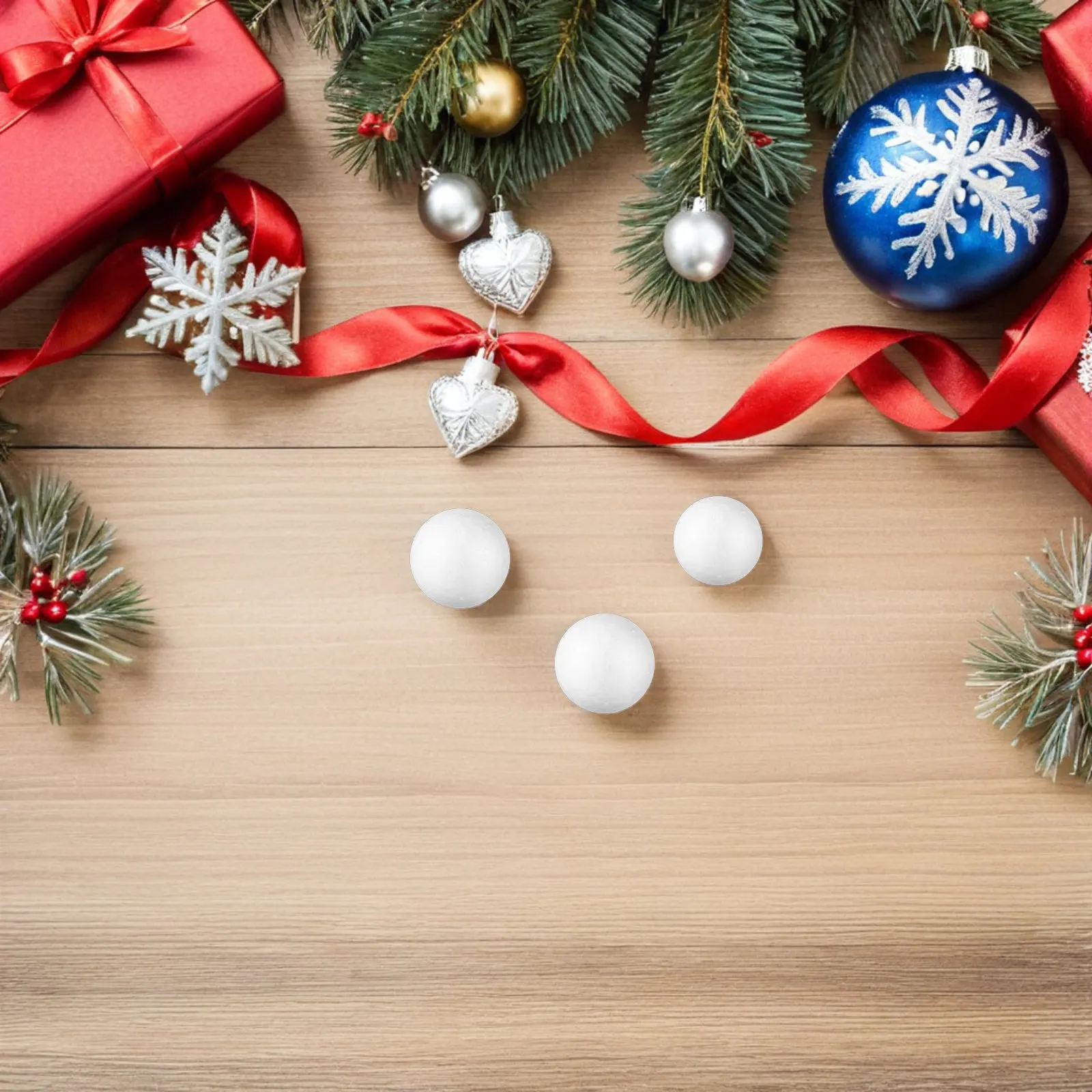 

100 шт. белых пенопластовых шаров для поделок, школьных проектов, декора вечеринок, росписи