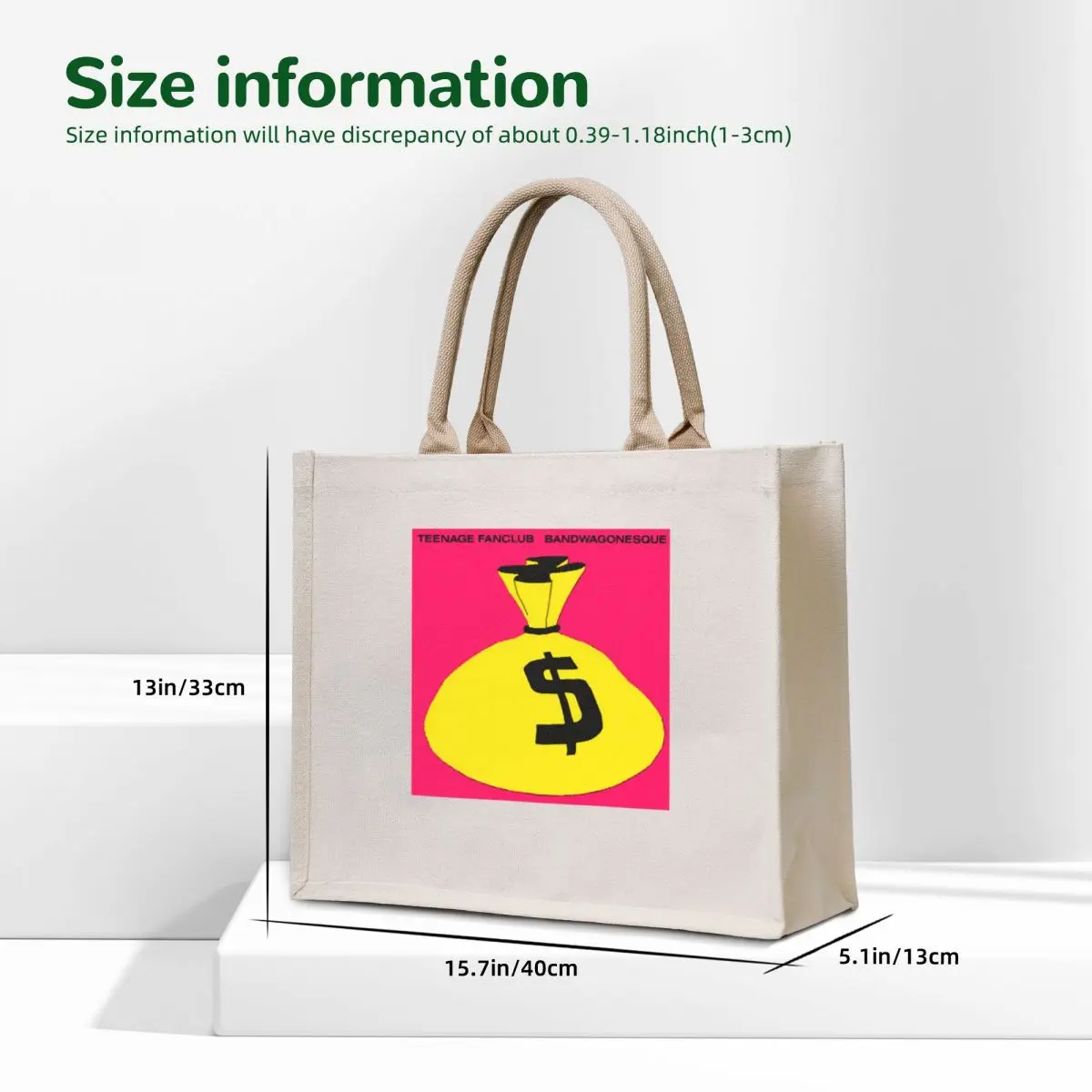 Teenage Fanclub Bandwagonesque Tote Bag bags for women shopper bag woman tote bags aesthetic Fabric bag