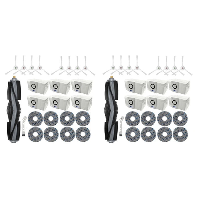 

48PCS Accessories Kit For Ecovacs Deebot T20/T20MAX/T20PRO/X1 OMNI/T10 Omni/Turbo Robot Vacuum Cleaner Parts