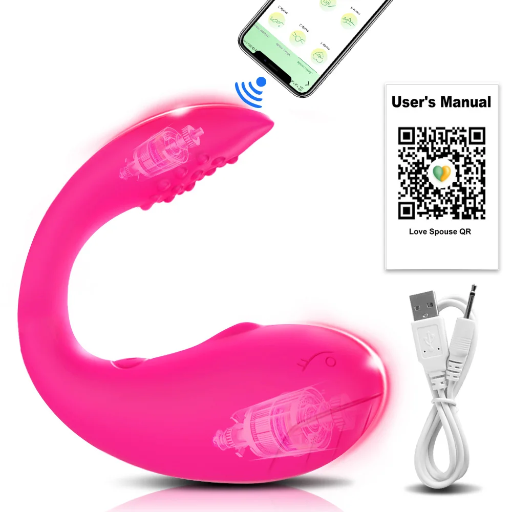 Vibrateur lapin bluetooth sans fil stimulateur clitoridien_voghion.com