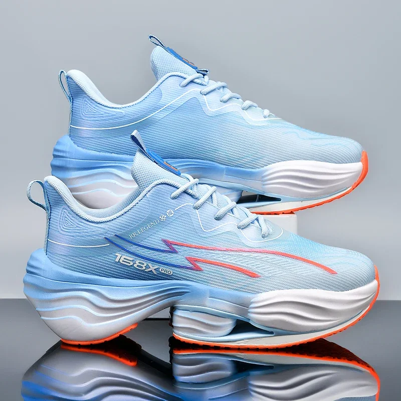 

Men Running Shoes Outdoor Breathable Luxury shoes Jogging Off-road Shoes Cushioning Couple Mesh Non-Slip Sneakers Trainer Race