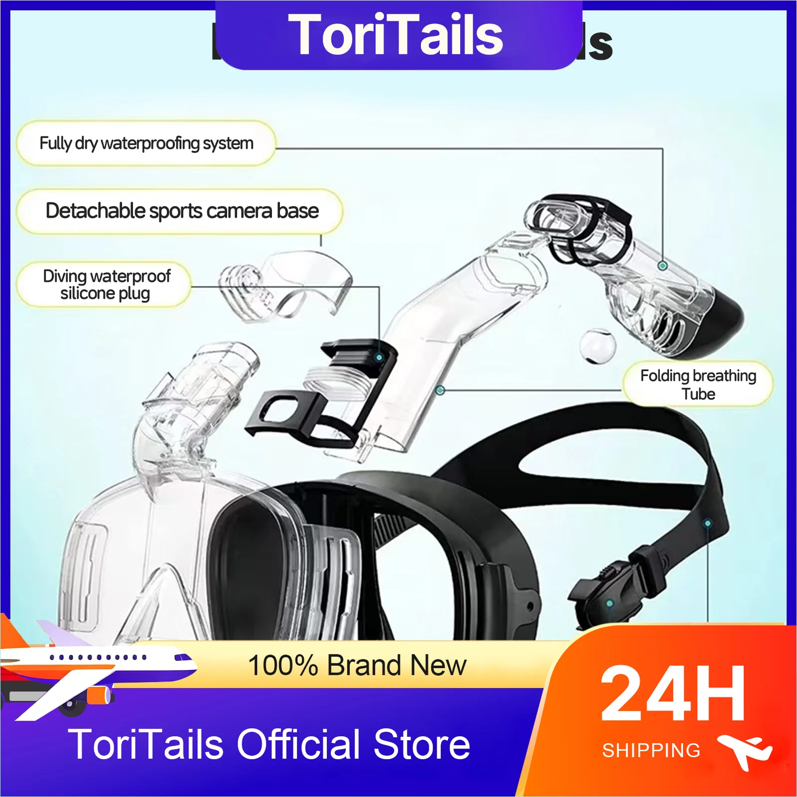 Zestaw do snorkelingu pod wodą – Respirator Half Face recenzja i cena
