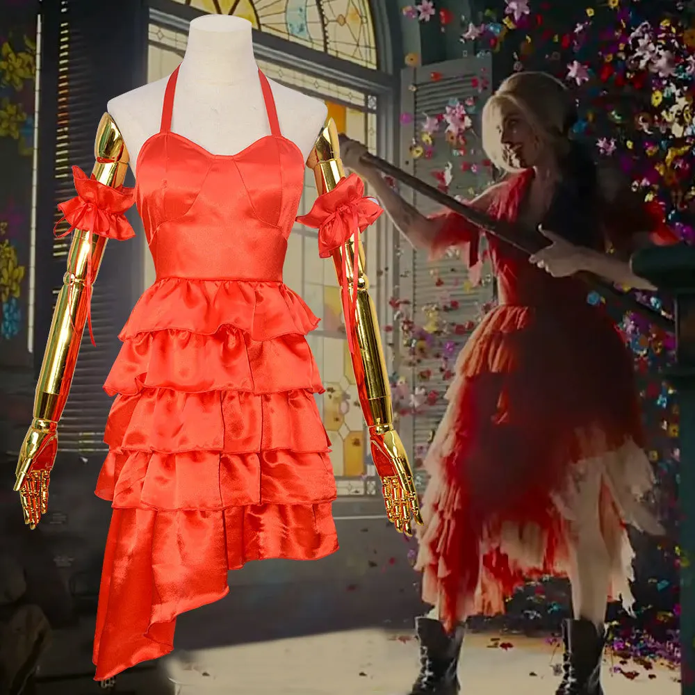 

Отряд самоубийц Хэллоуин Косплей Костюм Харли Квинн женская традиционная одежда сценическое представление модный тренд лето