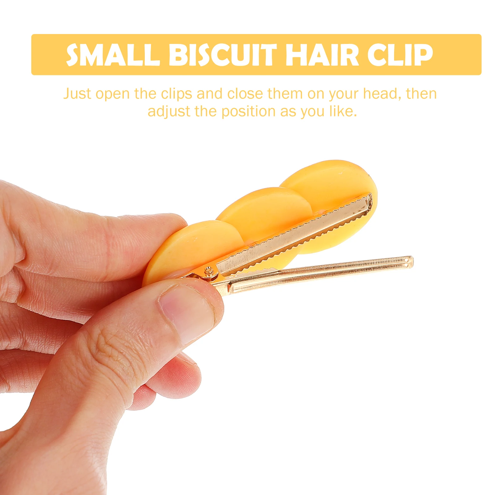 

3Pcs Biscuit Hairpins Small Girl Clip Decorative Resin Headdress Cookie Shape Hair Accessories Christmas Design Styling Tool