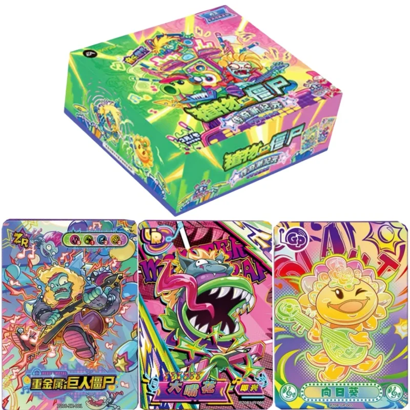

KAYOU Genuine Plants Vs. Zombies Card Wonderful Natural Journey Позолоченная запись Легендарный звук Аниме Коллекционные карты