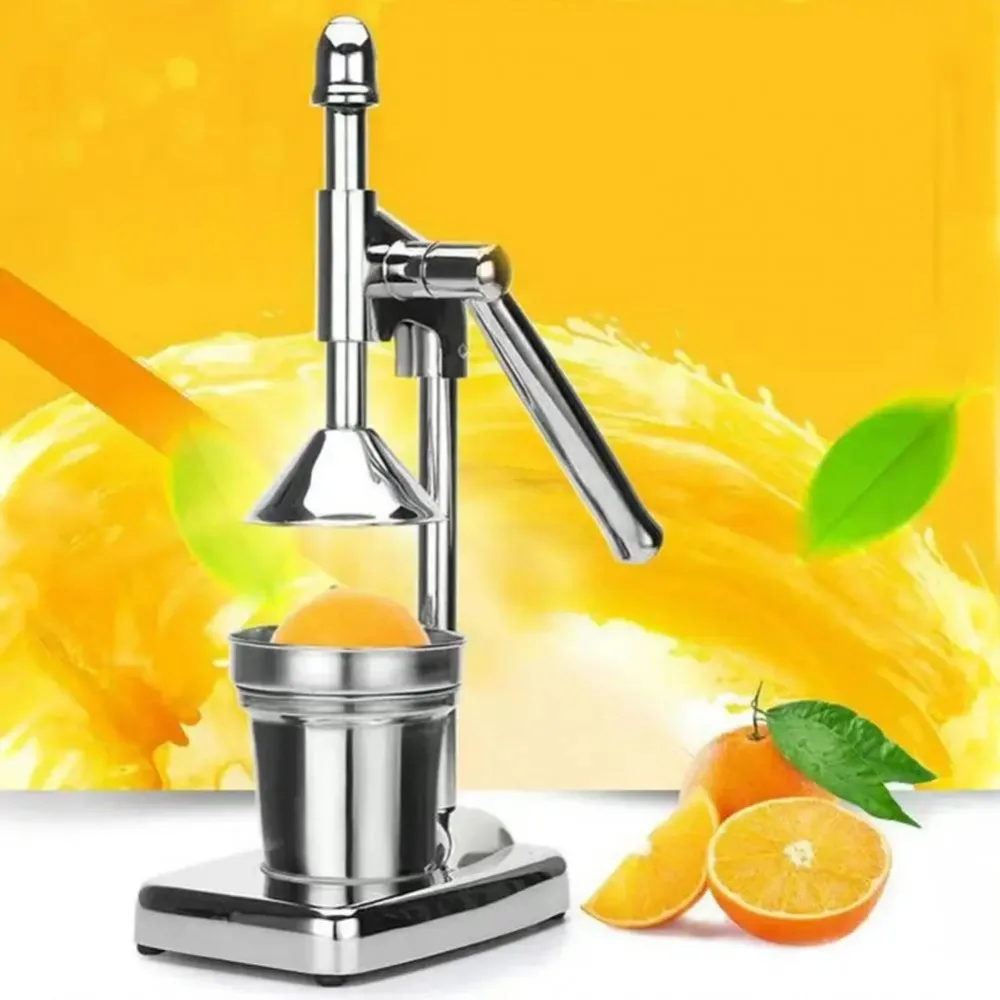 

Hand Press Manual Orange Juice Maker Aluminum Alloy Stainless Steel Lemon Squeezer Heavy Duty Efficient Citrus Extractor