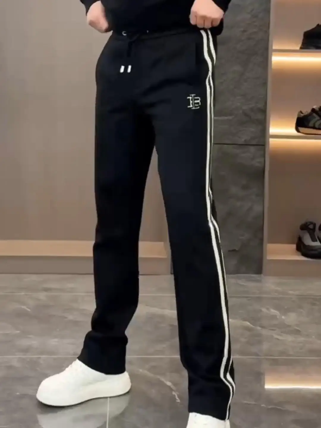 

Мужские повседневные брюки прямого кроя W661: Новинка осенне-зимнего сезона, комфортные, модные, трендовые, со средней посадкой, на молнии, для делового стиля