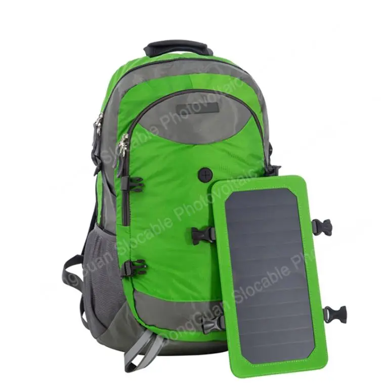 Aspirador de pó mochila a pilhas, Mochila Solar com Painel Solar, 6.5 W