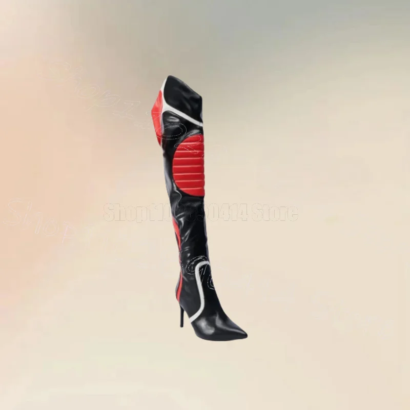 สีสันลาย Pointed Toe รองเท้าซิปด้านข้างผู้หญิงรองเท้ารองเท้าส้นสูงแฟชั่น PARTY จัดเลี้ยง 2025 Zapatos Para Mujere