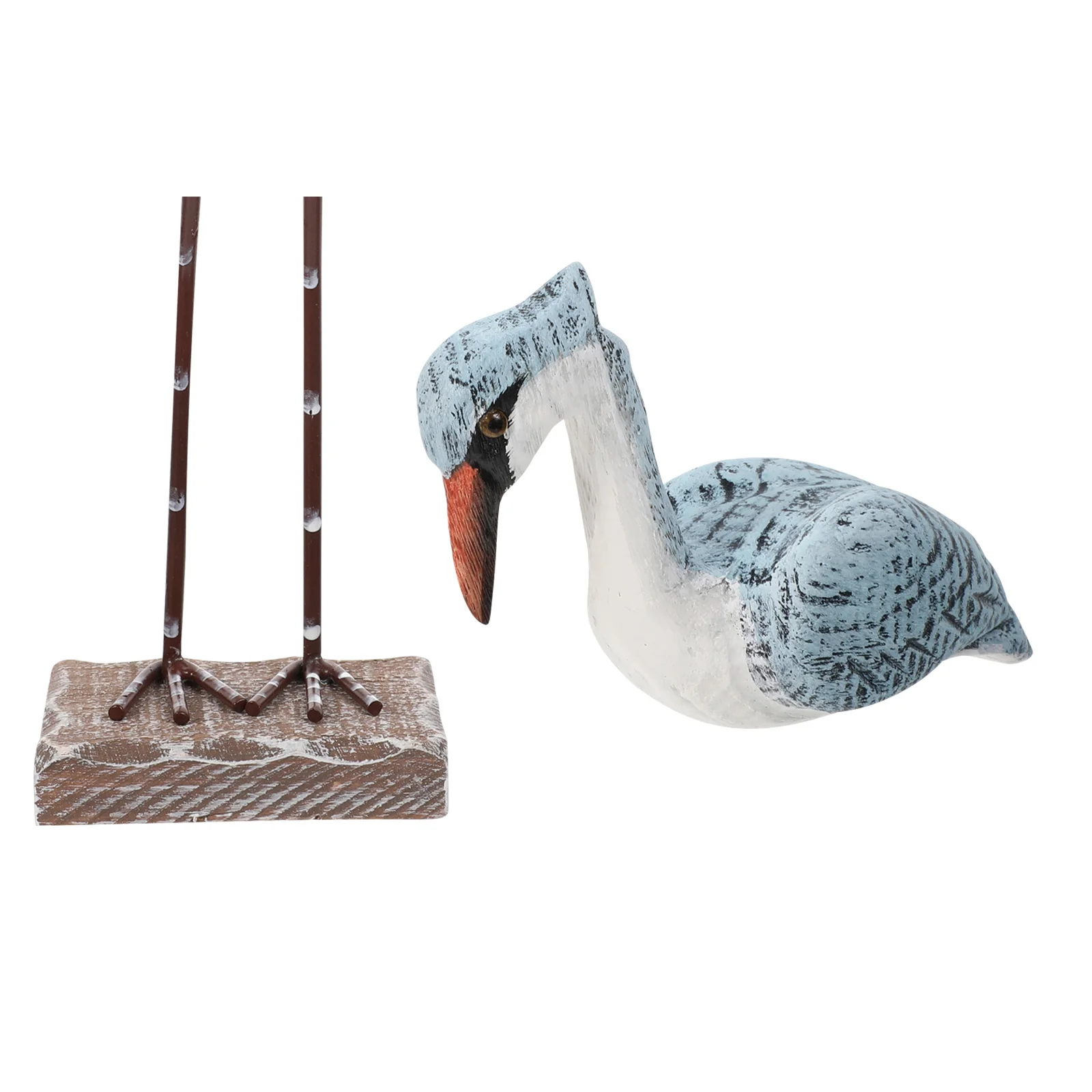 

Wooden Seagull Decoration Stylish Tabletop Ornament for Home Living Room Study Office Birthday Wedding Festival Seagull Ornament
