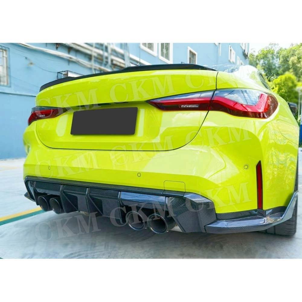 

Dry Carbon Rear Diffuser Lip Splitters Rear Bumper Side Aprons for BMW G80 G82 G83 M3 M4 2021+ M Style Fiber Glass Body Kits