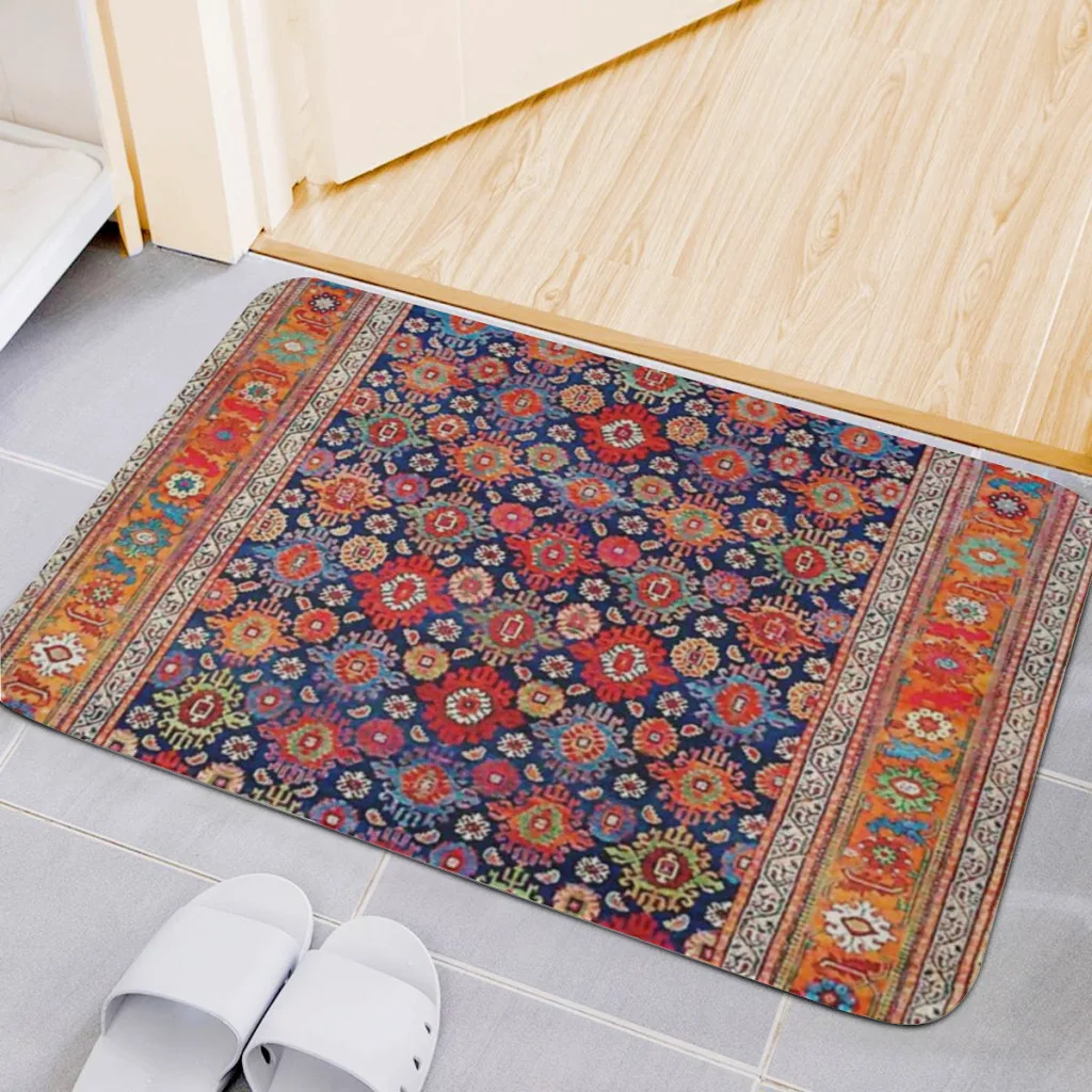 

Rug Bedroom Bathromm Carpet West Persian Antique Carpet Print ChildrenGirls Bedroom Living Room Cartoon Floor Mat Doormat Decor