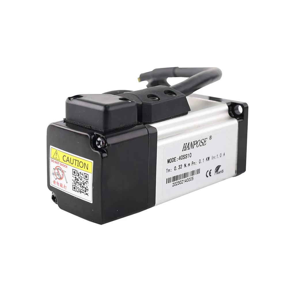 مجموعة محرك سيرفو عالية الأداء AC200-240V 1.0A 0.32N.m 40SS10 وASD210 معدات آلة الطحن باستخدام الحاسب الآلي محرك سيرفو يعمل بالتيار المتردد