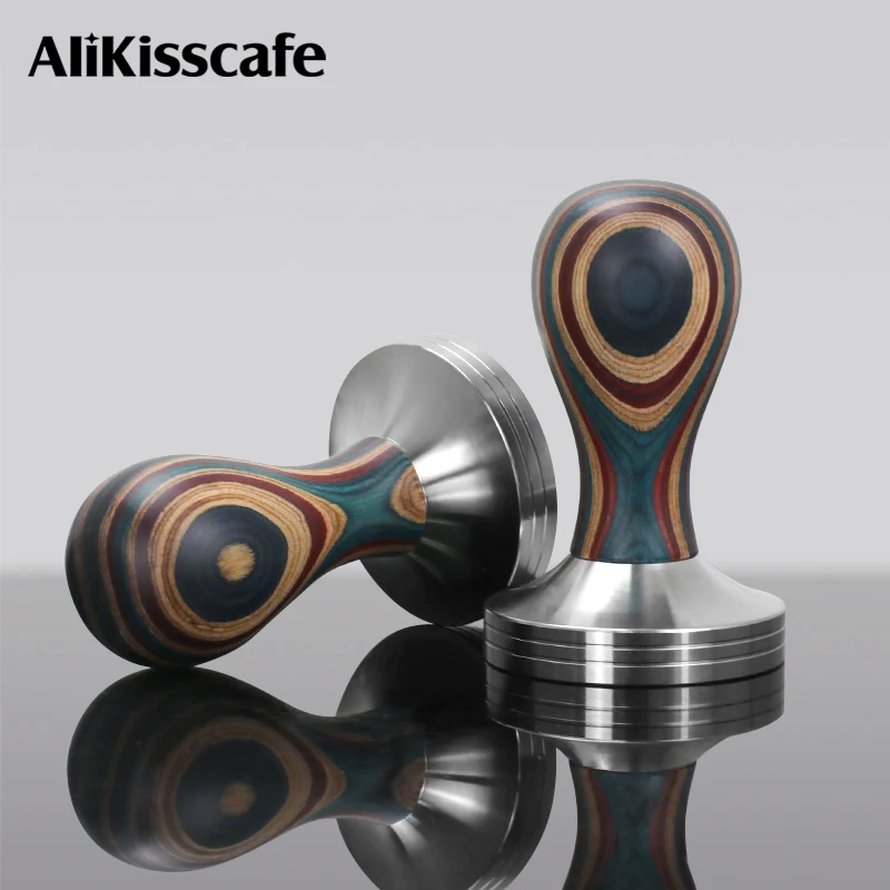 Coffee Tamper 51MM 53MM 57mm 58.5MM For Delonghi Breville Lelit E61 54mm Portafilter Espresso Accessories Corner Barista Tools