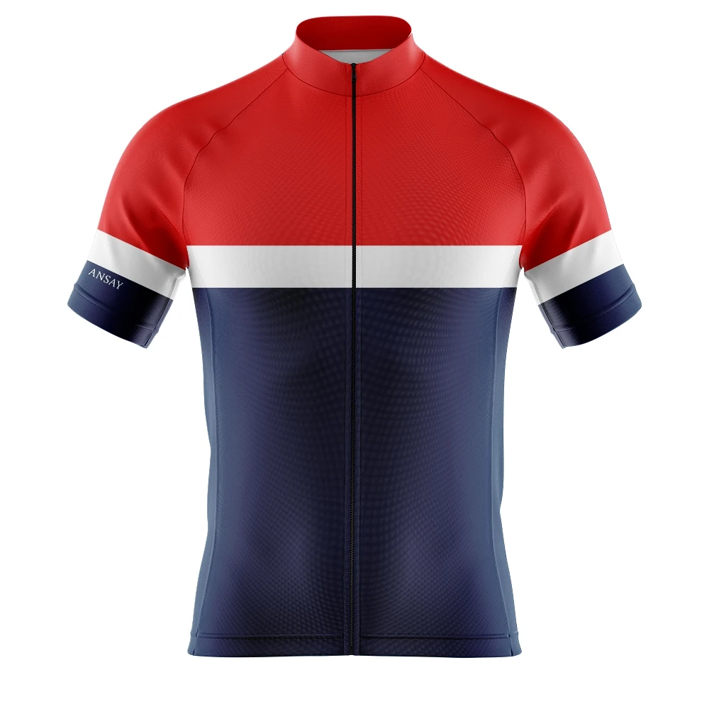 Camisas de Ciclismo Masculinas de Manga Curta Ansay para o Verão, Camisas de Bicicleta de Secagem Rápida, Camisa de Time, Roupa de Ciclismo, Maillot Hombre, T-shirts MTB
