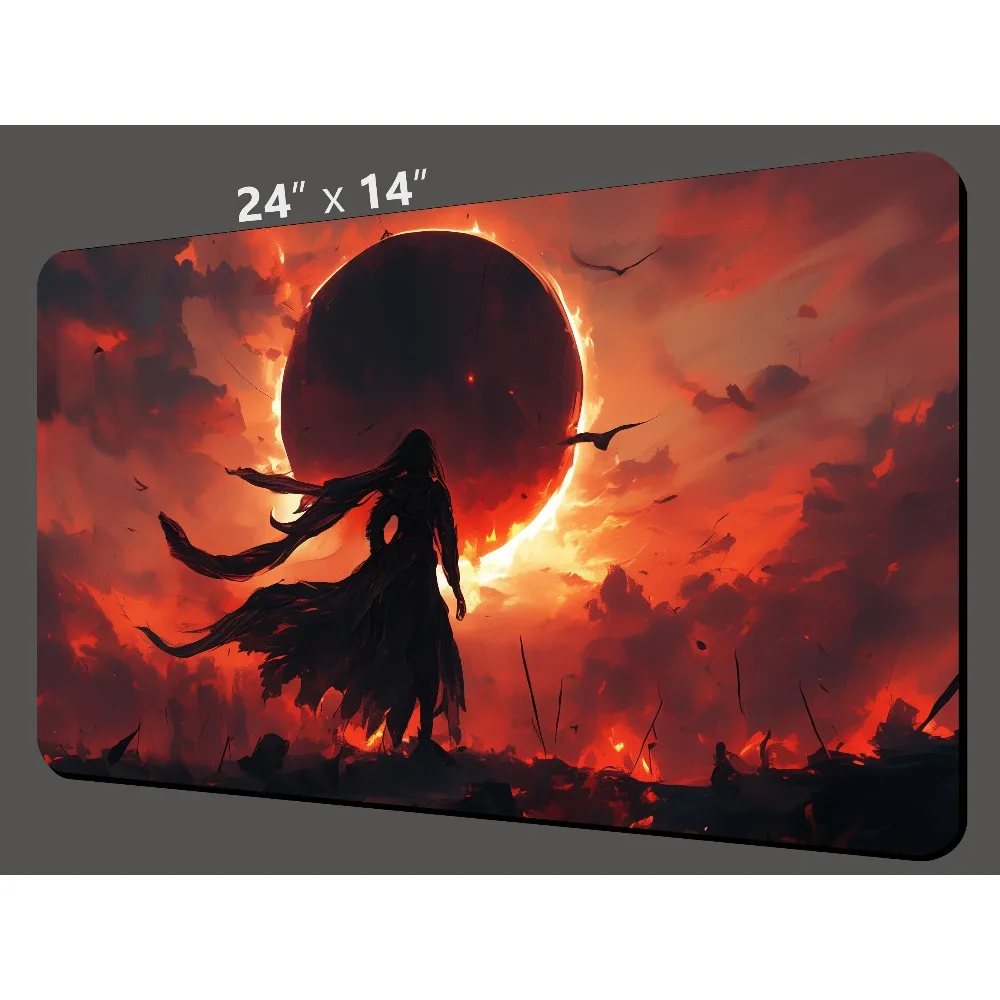 Behold, The Apocalypse - MTG Playmat – 24×14 Fantasy TCG Mat, Colorful/Sharp Print pc accessories alfombrillas para escritorio