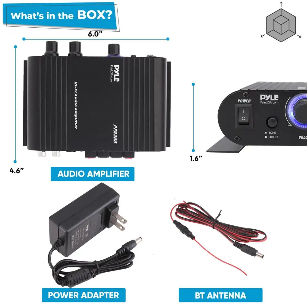 مضخم صوت ستيريو هاي فاي من الفئة T #6