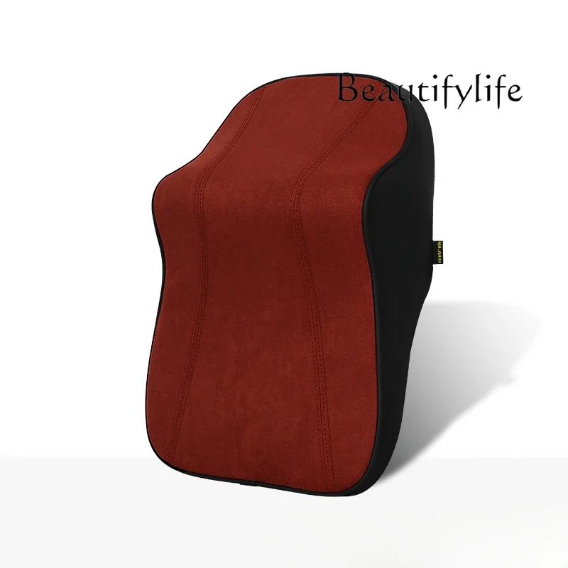 Give boyfriend gifts, plush car headrest, neck pillow, high-end car waist rest, waist protection memory cotton