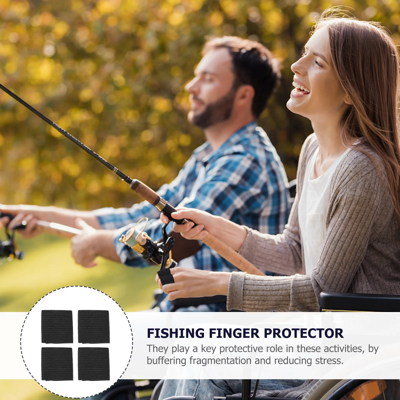 

20Pcs Pull String Finger Sleeves High Quality Sweat Absorbing Sports Finger Sleeve for Outdoor Fishing Racket Games Joint Pain