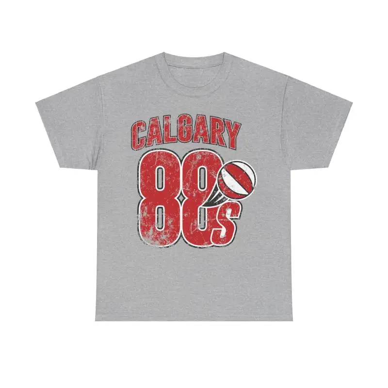 

Calgary 88s Canada Red Logo Basketball Team T shirt