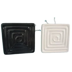 Piastra riscaldante a infrarossi 120x120 nero/bianco (400W/500 w650w) per piastra riscaldante riscaldante in ceramica per macchina per la formatura sottovuoto