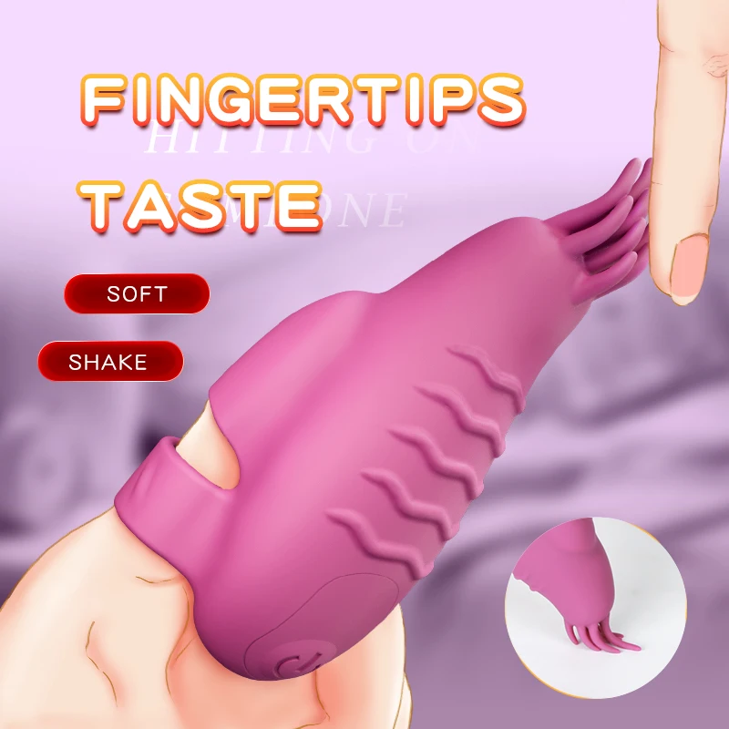 Vingervibrator voor vrouwen Clit Stimulator G-spot Vibrator Tepel Clitoris Stimulatie Massager Vrouwelijke Masturbatie Sex Product