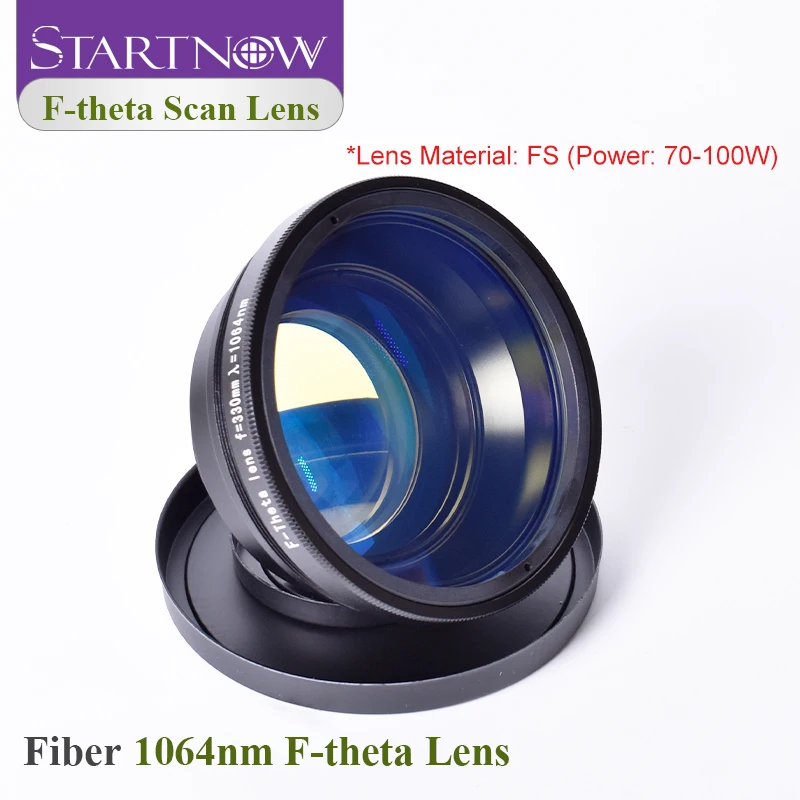 

Линза F-theta для маркировочных машин Startnow 70W-100W, 1064 нм, 145x145, 220x220, FL330, сканирующее поле, из плавленого кварца, для гальванометрических систем