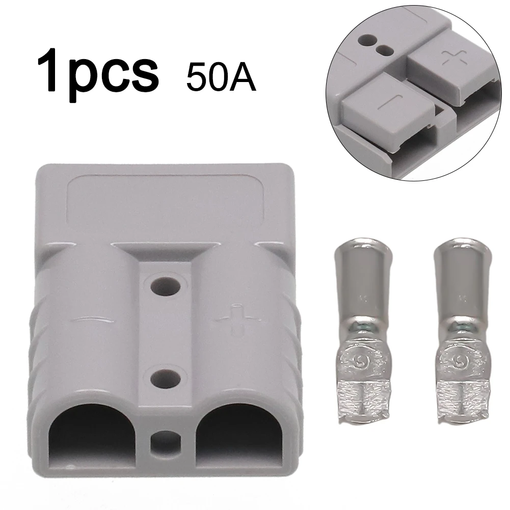 Easy to Use Battery Forklift Power Connector, 1PCS For 50120A, Mechanically Keyed Housing for Accidental Mating Prevention