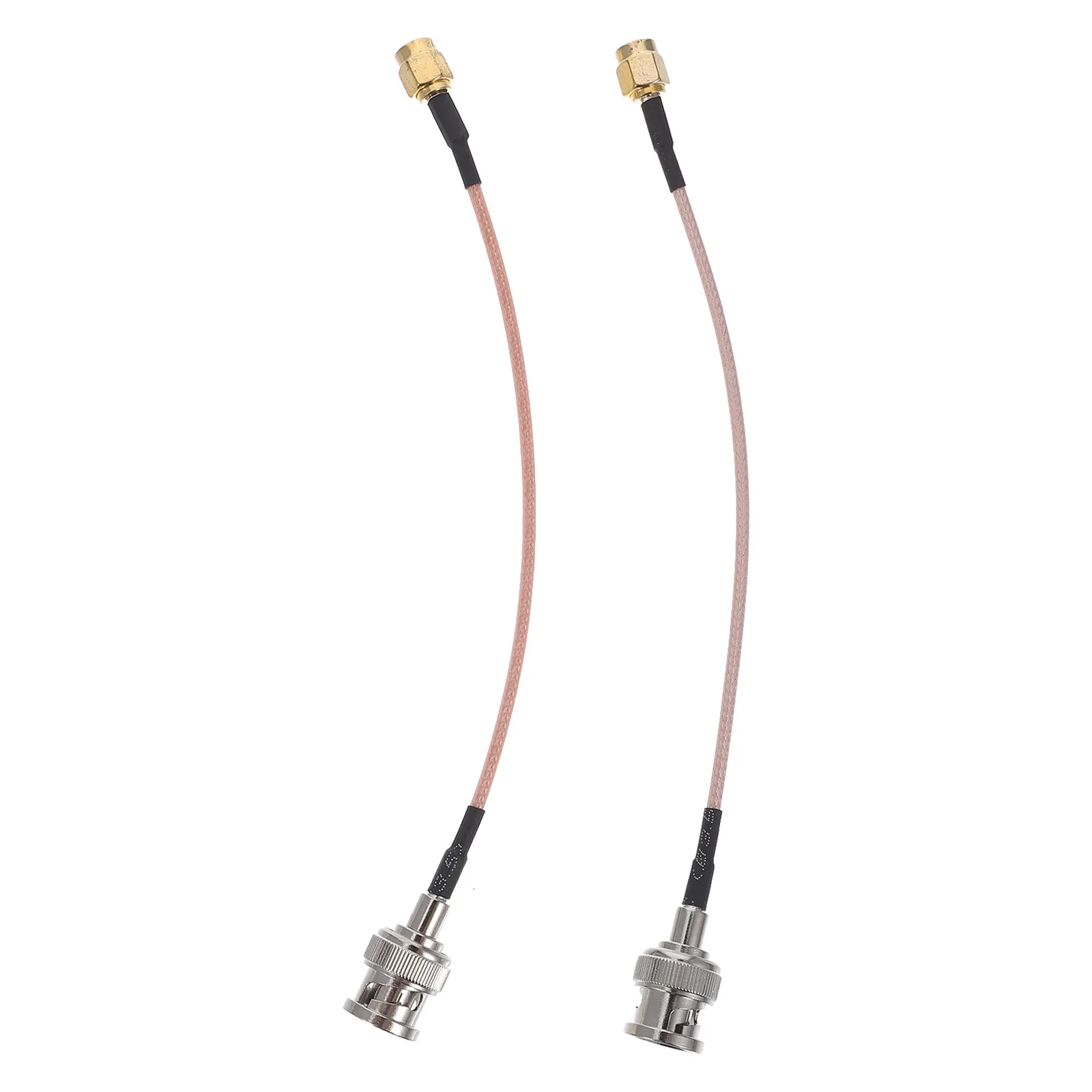 2Pcs Bnc Male to Sma Male Coax Cable Rg316 High Durability Low Signal Loss for Car Radio Antenna Analyzer Adapter