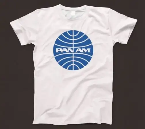 

2025 new model Pan Am T Shirt 563 Retro White Unisex Graphic Tee