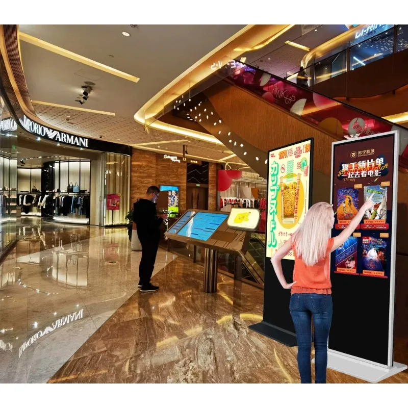 85 86 Inch Android Lcd Digital Signage Large Interactive Touch Screen 4k Ad Media Player