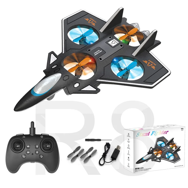 Remote Control Stunt Aircraft Fighter, Ultra Light EPP Foam Unmanned Glider, Children's Remote Control Toy Aircraft Model,XT72