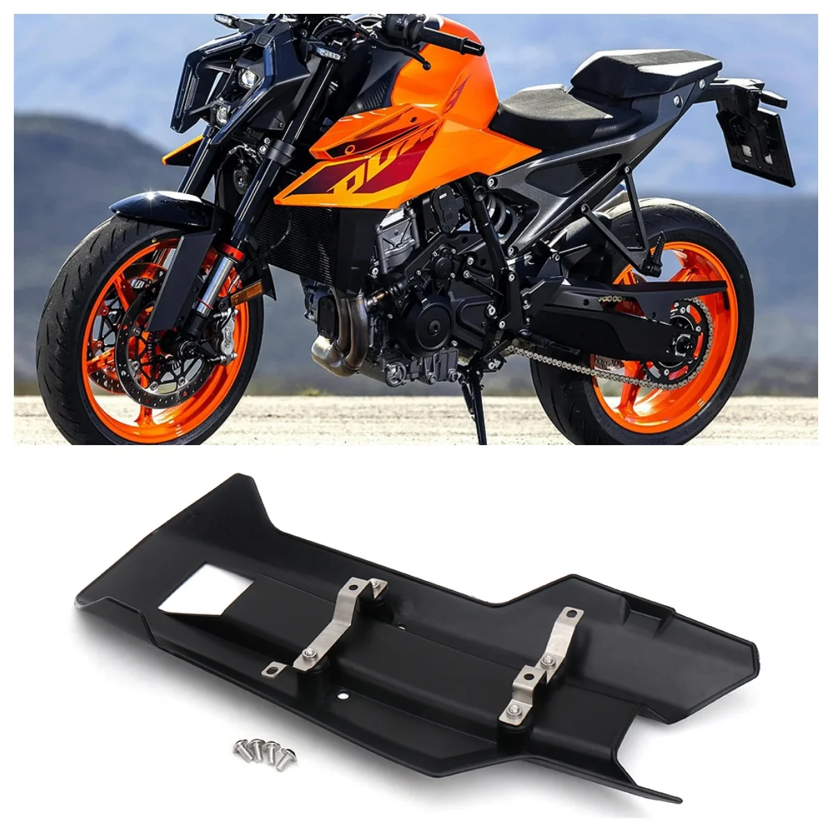 

Motorcycle Lower Engine Guard Chassis Cover Belly Pan Protector Fairing For KTM 990 Duke 2024 1390 DUKE Modified Accessories