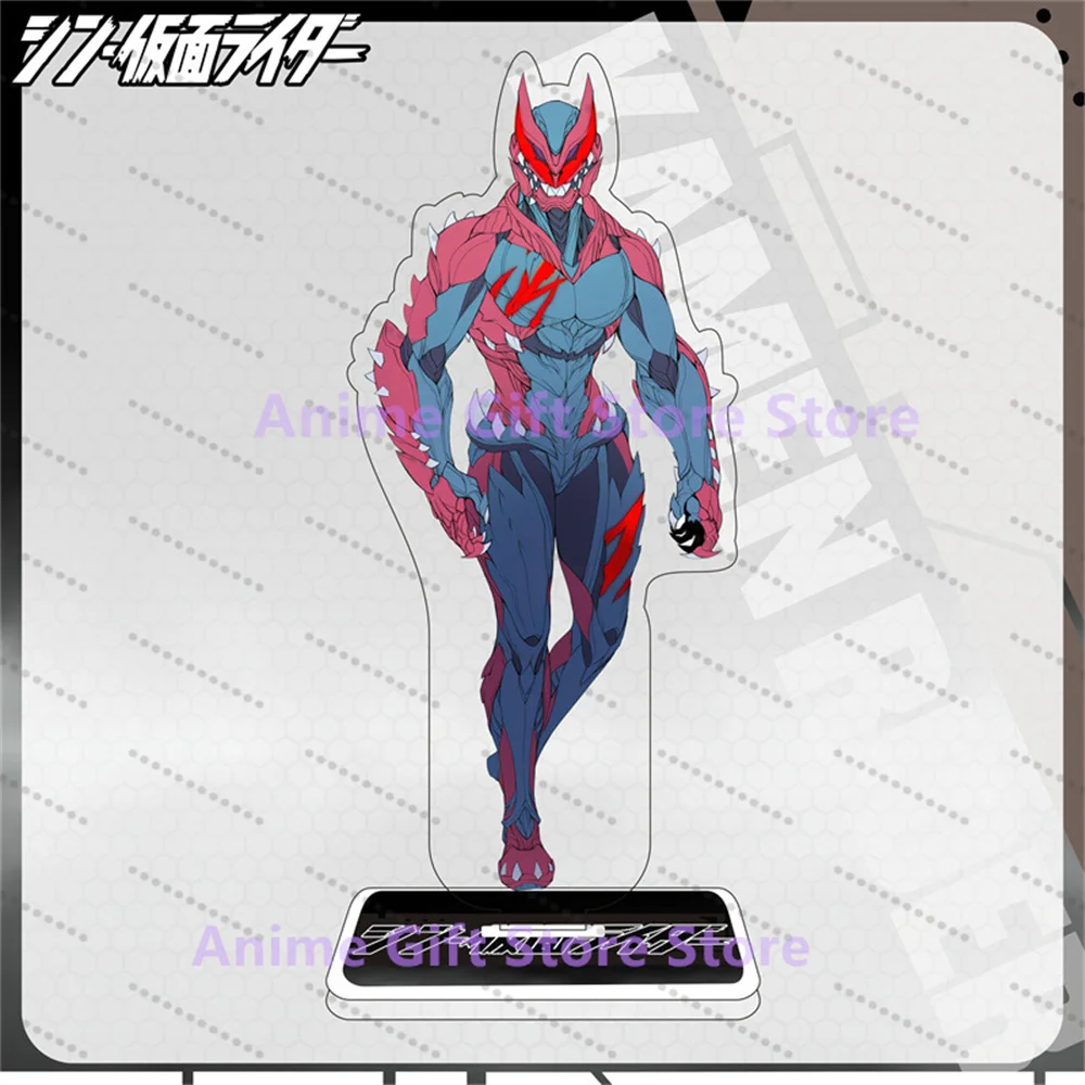 Cartoon Hot Anime Kamen Rider Acrylic human-shaped standing Decorative creative gift presents 15cm