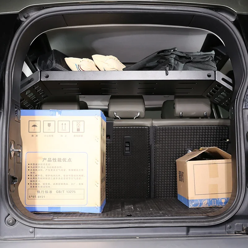 

For Land Rover Defender 110 2020-2023 Car Cargo Trunk Storage Tray Rack/Luggage Rack Car Storage Accessories Trunk Storage Rack