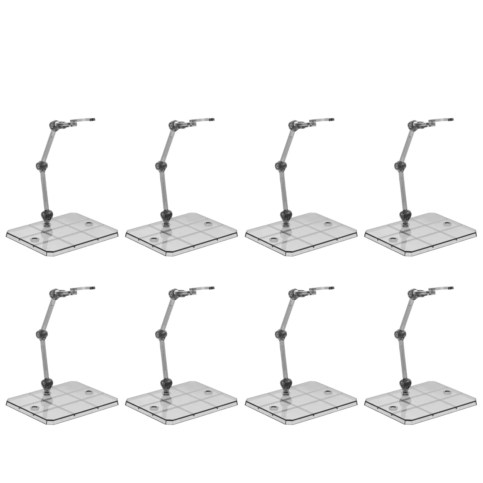 

8Pcs Handheld Figure Display Stand Stable Support Base Compatible Action Collectibles Holder Shelf Supporter Model Support Stand