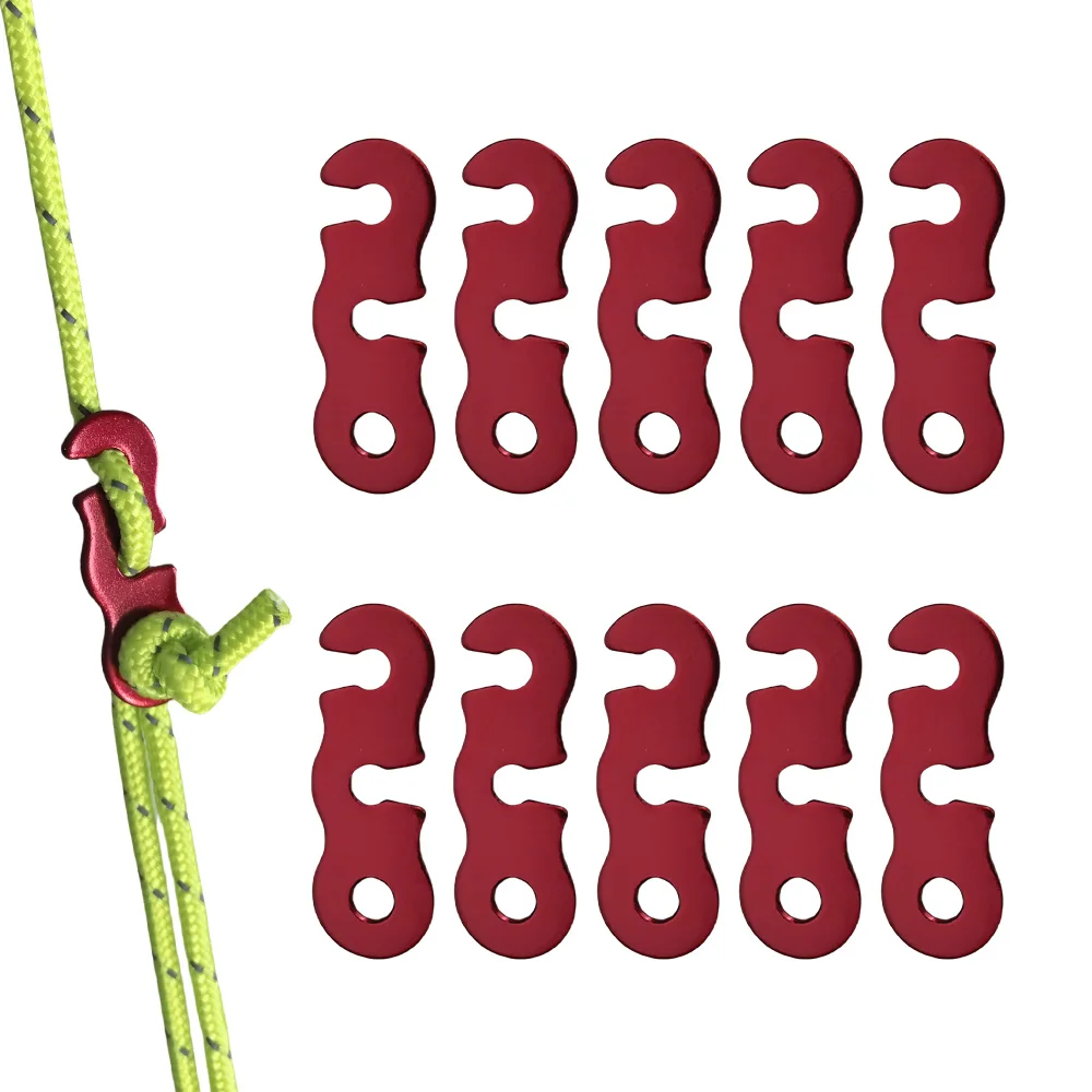 10/20 pçs tensor guyline liga de alumínio cara linha cabo ajustadores tenda tensores de corda paracord tensor para tenda ao ar livre campi