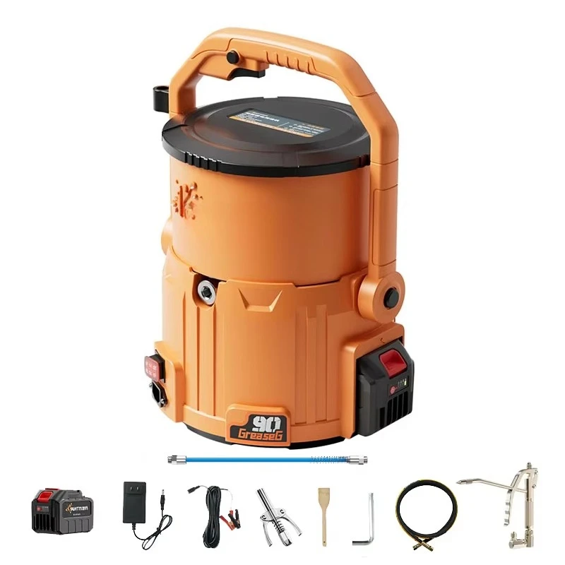 KWT-90 7L 400W High-Power Brushless Lithium Battery Grease Pump OEM for Excavator Use Equipped Explosion-Proof Tube 1