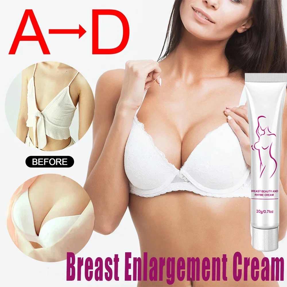 Creme do alargamento do peito para mulheres, creme do realce do corpo, hidratando, crescimento rápido