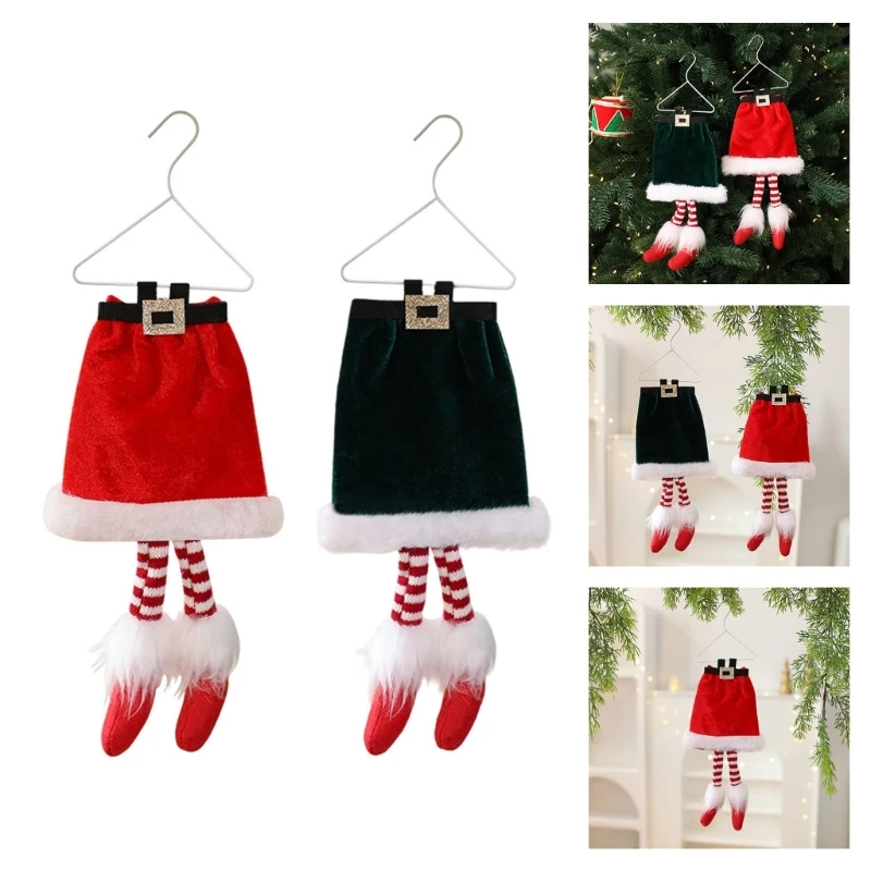 

Christmas Substitute Legs Fabric Decoration Multiple Purpose Suspended Deck For Firepit Handle Window Vacation Home Party