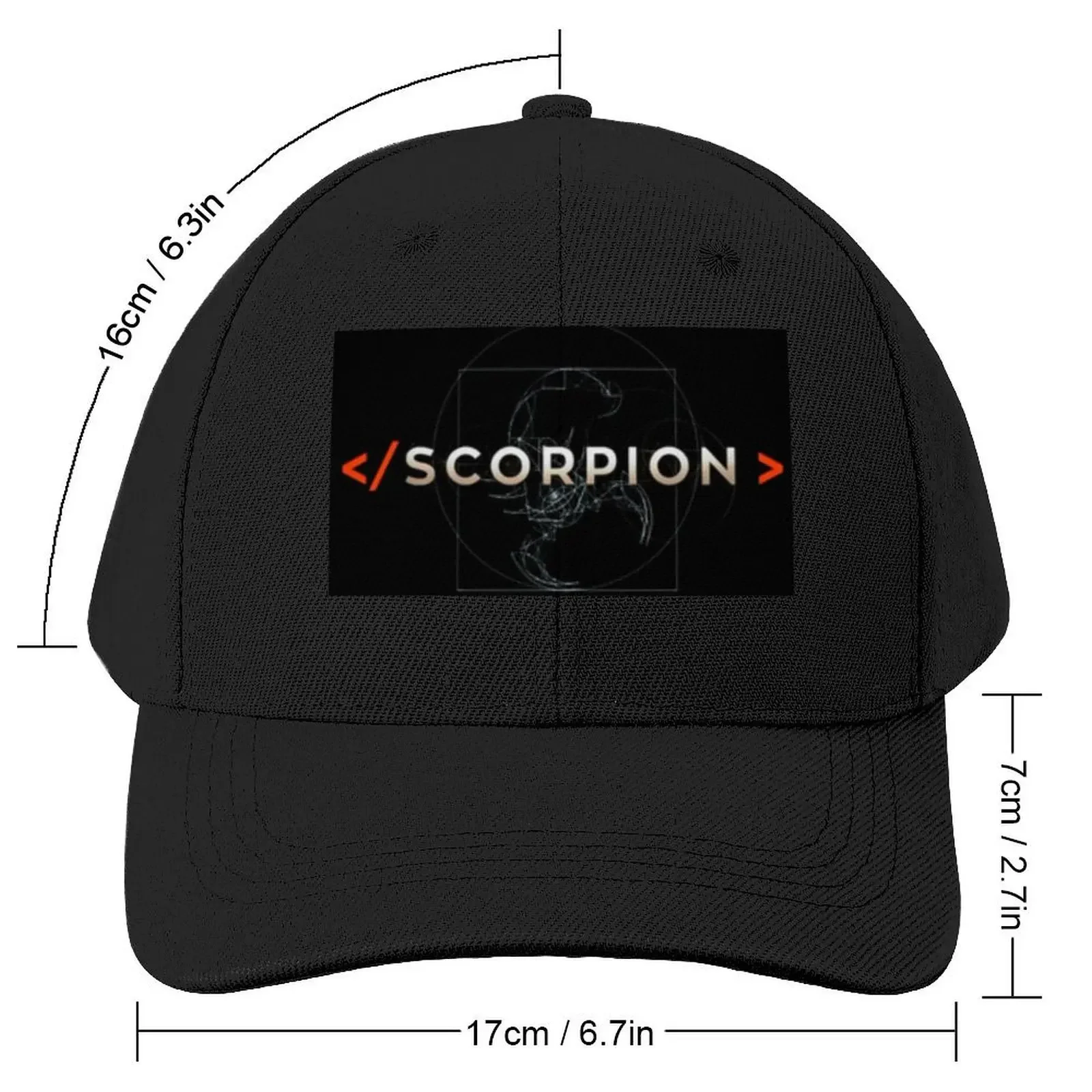 Scorpion Baseball Cap Fishing cap Gentleman Hat Wild Ball Hat Snapback Cap Women's Beach Men's