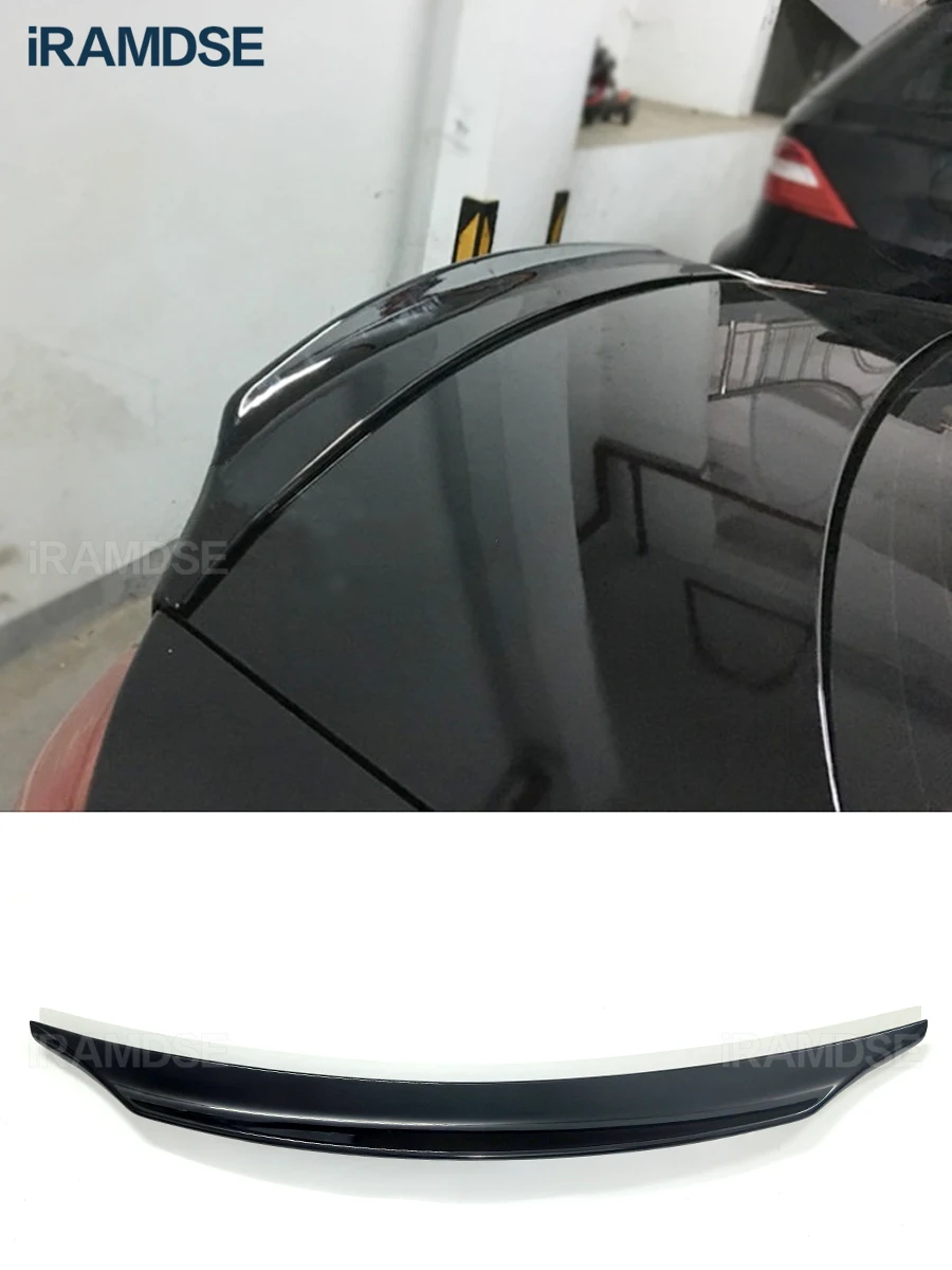 

Spoiler Rear Trunk Wing Car Exterior Decorative For Mitsubishi Lancer EX Evo 2008 - 2015 ABS Plastic Accessories