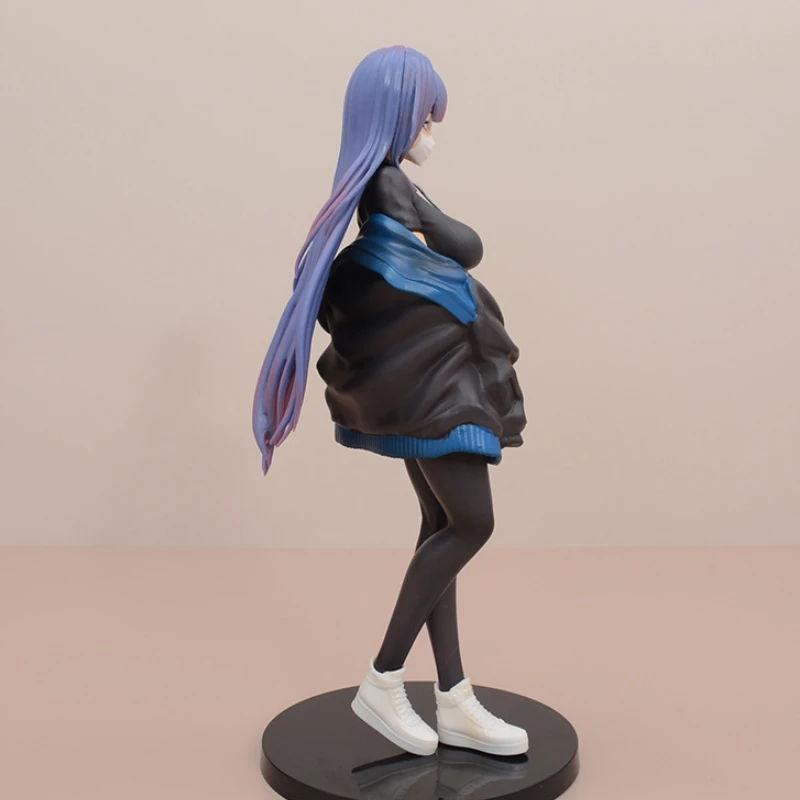 24cm Masked Yuna Illustration Biya Painter Manga Figure Model Statue Collection Desktop Decoration Ornament Toys Gifts