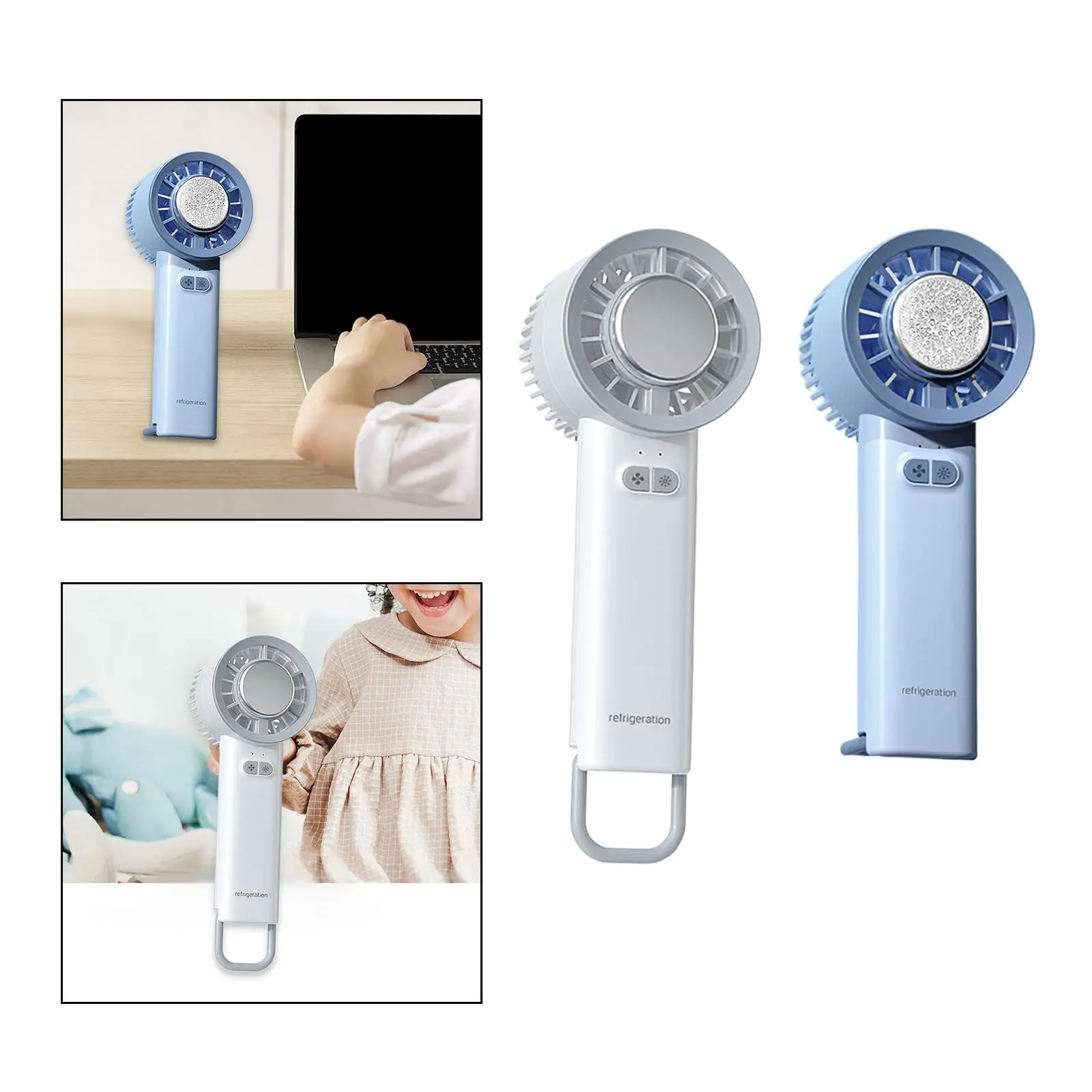 Mini tragbarer Lüfter, kleiner Hand ventilator, 3-Gang-Kühlung, Tisch ventilator Hand ventilator für Frauen Männer Outdoor Indoor Pendel büro Reisen