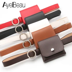 Mobile Phone Small For Women Fanny Waist Bag Mini Pack Belt Wallet Purse Pouch Banana Belly Lady Girls Bum Hip Kangaroo Waistbag